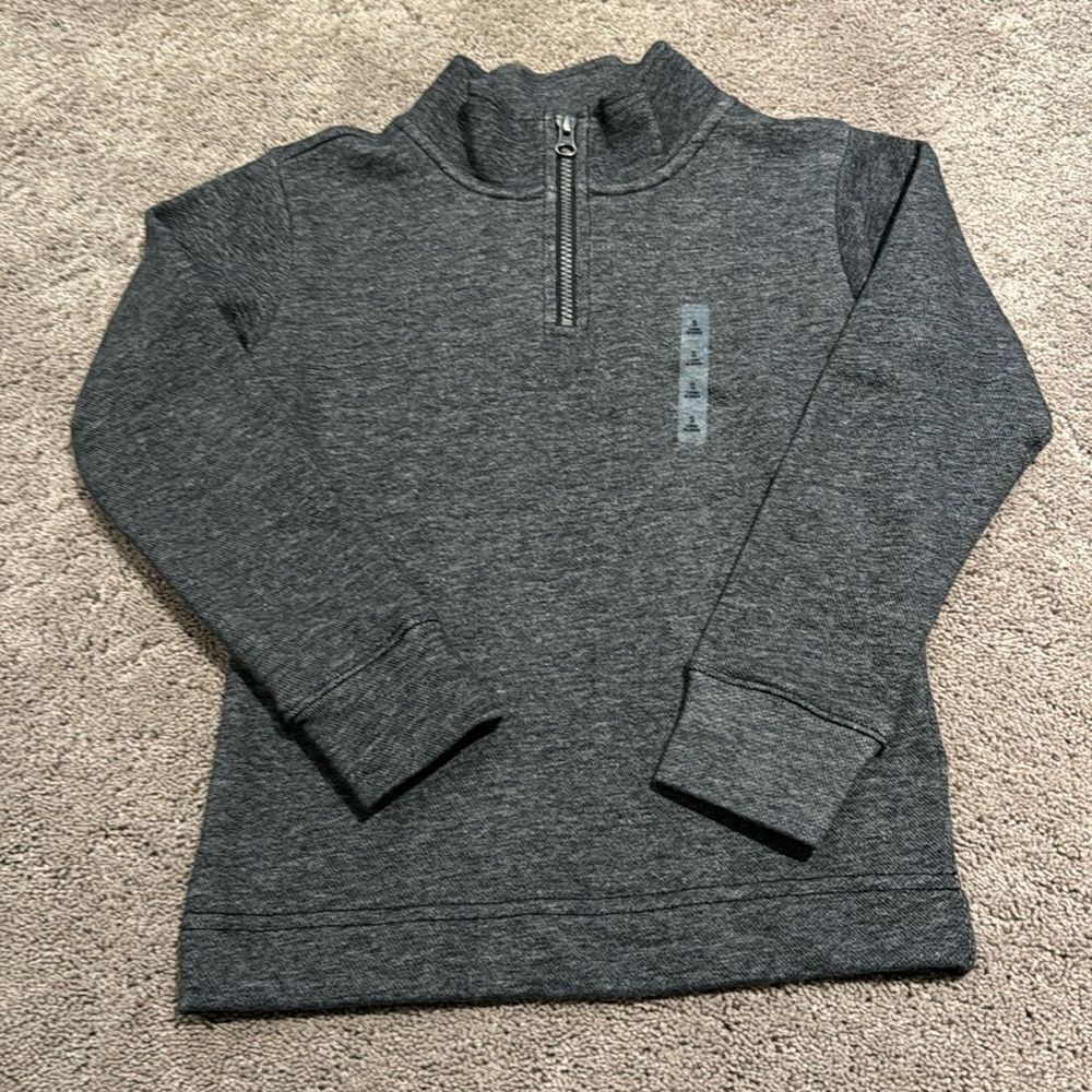 Children’s Place Size Small 5/6 3/4 Zip Sweater